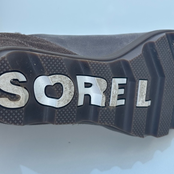 Sorel Charcoal Ankle Booties 10